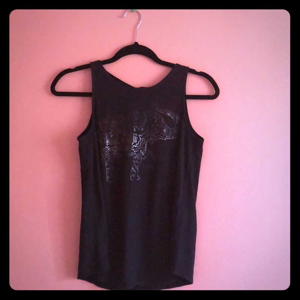Black Elephant Tank top